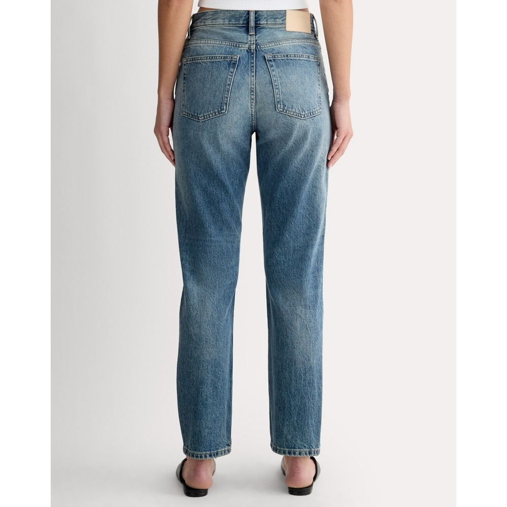 EVERLANE Women's The '90s Cheeky Jeans in Vintage Mid Blue Straight Fit Size 30R